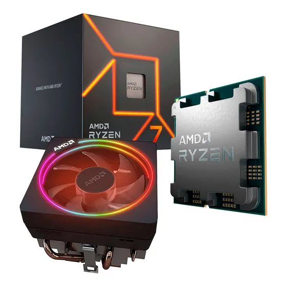 Mercado Livre Processador Amd Ryzen 7 7700 3.8ghz Zen 4 Am5 Gpu image