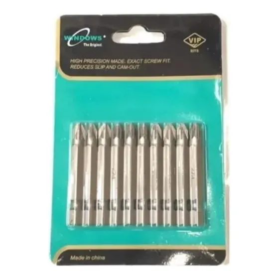 Puntas De Desatornillador Pz2 Pack X 10 Unidades