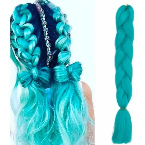Kanekalon Extensión Pelo Sintético Cabello Para Trenza Color