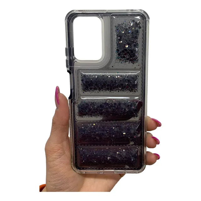 Funda Puffer Brillos Para iPhone 16 Pro Max
