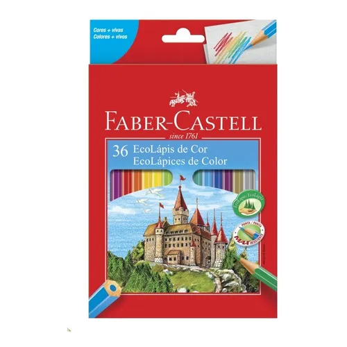 Lápis De Cor 36 Cores - Faber-castell