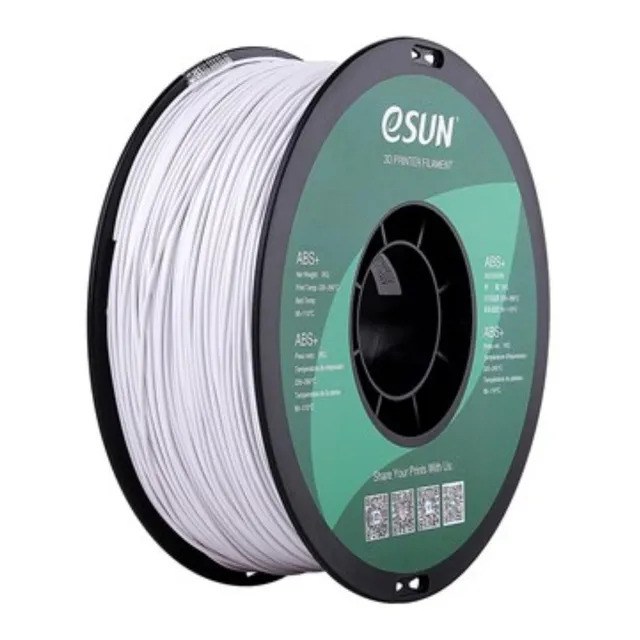 Filamento 3D Esun ABS+ de 1.75mm y 1kg cold white