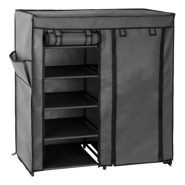 Clóset Portátil Gris Oscuro