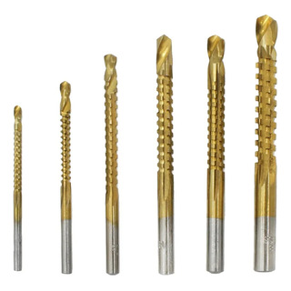 6 Piezas De Broca Helicoidal De Sierra De Perforacin Juego 6 Piezas De Broca Helicoidal De Sierra De Perforacin Juego