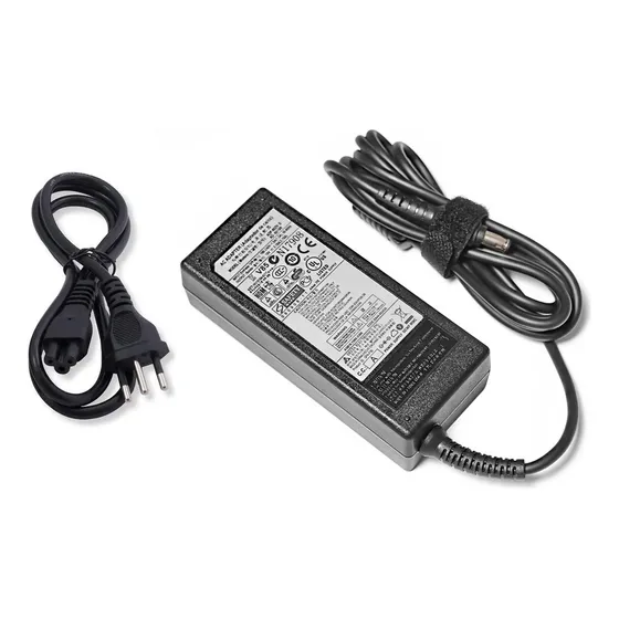 Fonte Carregador Notebook Samsung Ad-6019d Ad-4019f Voltagem De Entrada 19