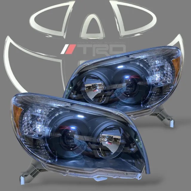 Faro Fondo Negro Toyota 4runner 2006-2007-2008 Par