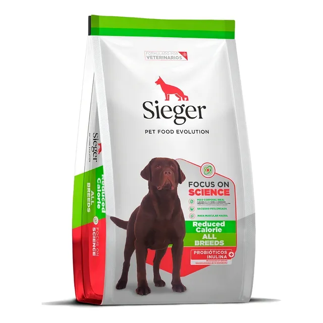 Alimento para perro Sieger Reducido En Calorias (light) X 12 Kg