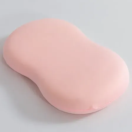 Travesseiro Alto Visco Conforto Antialérgico Barriga De Gato Rosa-claro