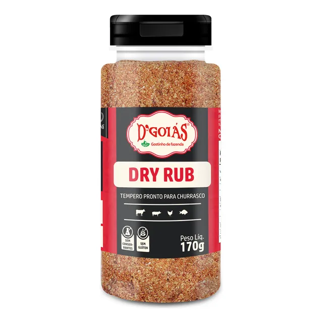 Dry Rub D'goiás 140g