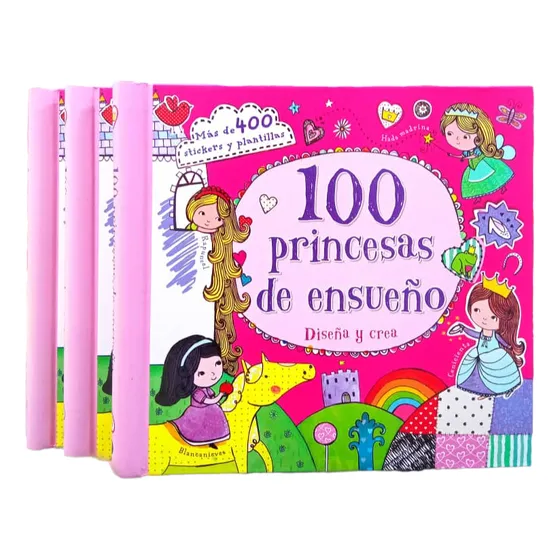 Cuento 100 Princesas De Ensueño. Diseña Y Crea. 