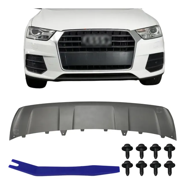 Protetor Inferior Spoiler Dianteiro Para Audi Q3 2016/2020
