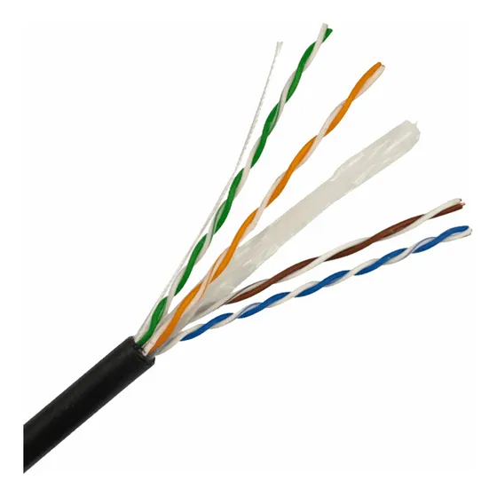Bobina De Cable Utp Cat6 100% Cobre 305m Saxxon Outp6cop305ne Con Con Cubierta Ldpe Para Exterior / Ideal Para Redes Y Video