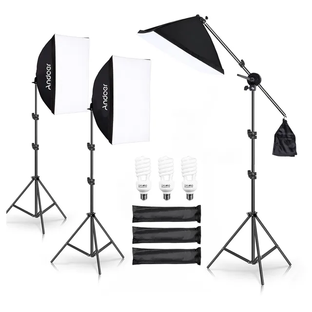 Kit De Iluminación Softbox Para Fotografía De Estudio Con 13