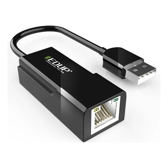 Adaptador De Red A Usb 2.0 Edup Ep-9628 Ethernet Rj45 © 