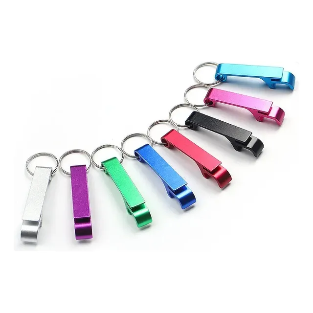Llavero Destapador Aluminio Pack X70. Cumple Souvenirs