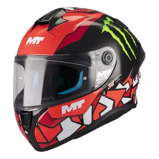 Casco Mt Helmets Targo S Piqueras B5 Rojo Brillo Para Moto Rojo Piqueras Brillante M
