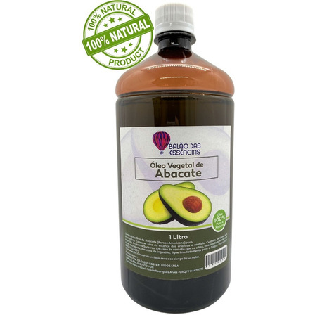 Óleo Vegetal De Abacate 100% Puro - 1 Litro Óleo Vegetal De Abacate 100% Puro - 1 Litro