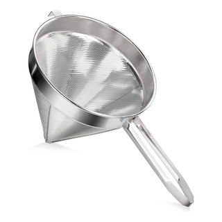 Colador Chino De 30cm Acero Inoxidable Malla Fina Concassé Colador Chino De 30cm Acero Inoxidable Malla Fina Concassé