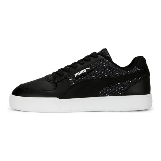 Zapatilla Puma Modelo Caven Logo Power Black-gray-white