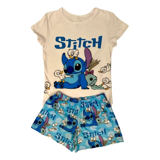 Pijama Mujer Short Camisa Sm