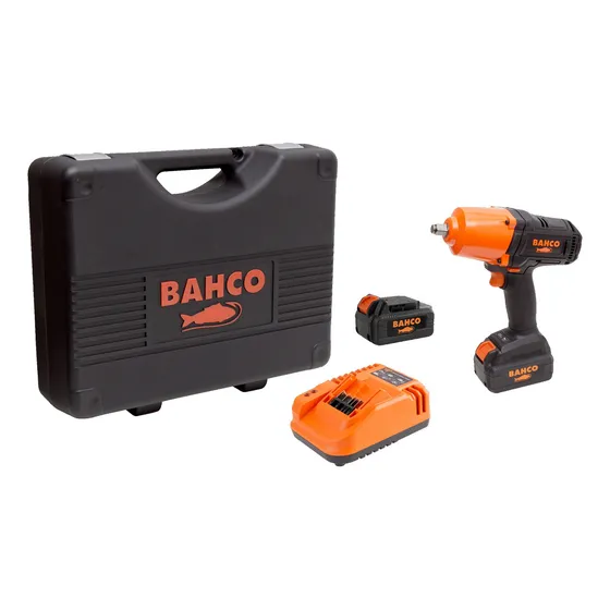 Llave De Impacto 18v Bahco 1000nm 1/2 2baterias Bcl33iw2k1