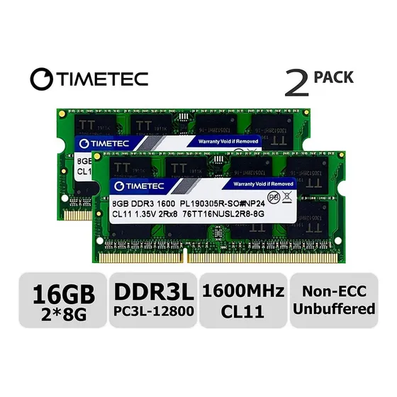 Memoria Ram Laptop Timetec Hynix Ic 16gb Kit(2x8gb) Ddr3l