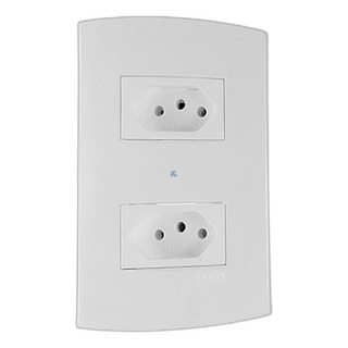 Cj Peesa Alfa 2 Tomadas 2p+t 10a Branco Cj Peesa Alfa 2 Tomadas 2p+t 10a Branco