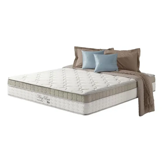Colchón Resortes Pocket, King Best, Queen Size - Ártico Color Beige
