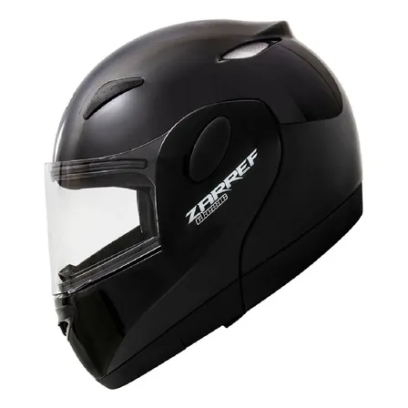 Capacete Moto Escamoteável Robocop Zarref Classic Preto