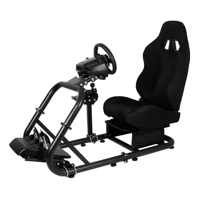 Marada Racing Simulator Cockpit Stand Asiento Negro Soporte