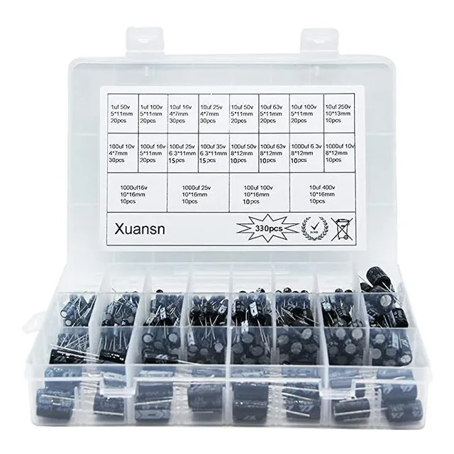 Condensador Electrolítico 1uf 10uf 16v 100uf 25v 1000uf 6.3v
