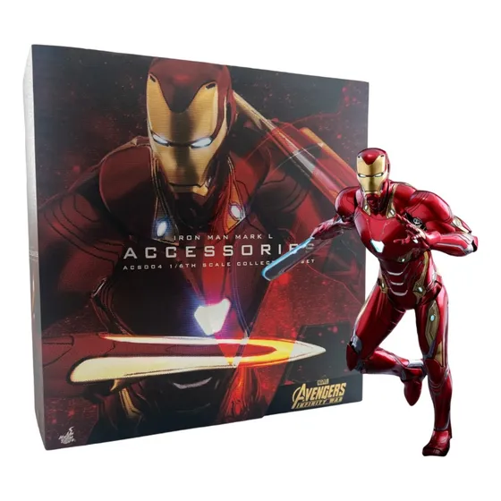 Iron Man Accesorios Hot Toys Marvel.