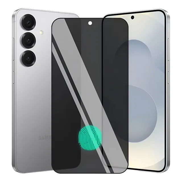 Vidrio Anti Espía 9d Para Samsung S25 Plus Función Huella