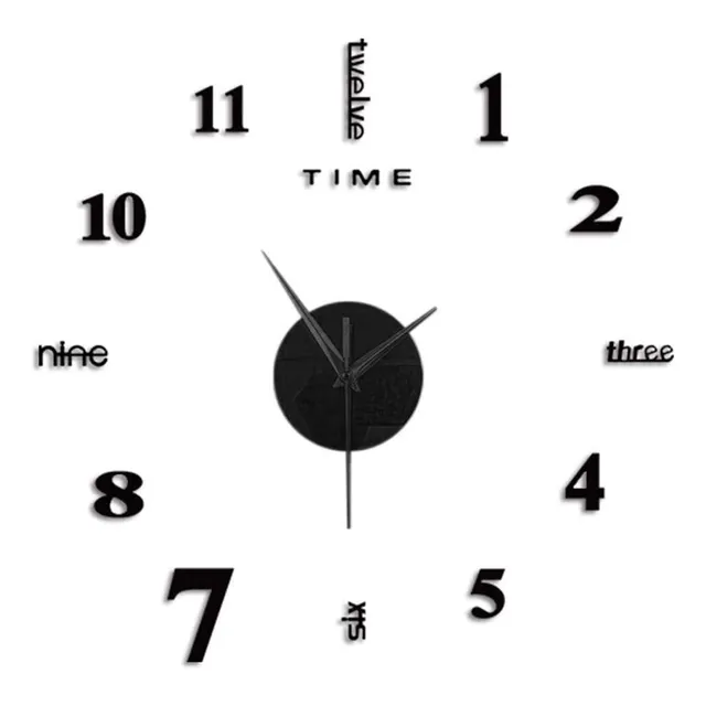 Hengyaai Moderno Mute Diy Reloj Pared Adhesivo 3d Marco Para