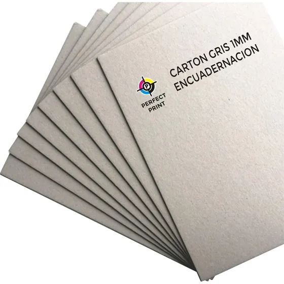 Carton Gris 10 Planchas 1 Mm 70 X 100 1mm 70x100 Encuadernar