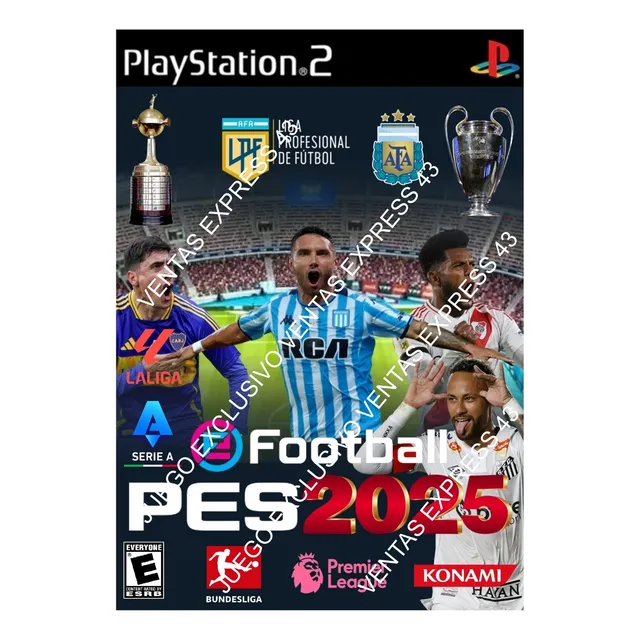 Ps 2 Pes 2025 Liga Argentina Actualizada / Neymar En Santos