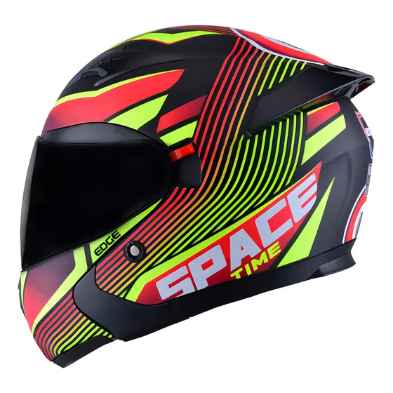 Casco Para Moto Abatible Edge Supernova Certificado Dot Color Rojo Tamaño del casco L (59-60 cm)