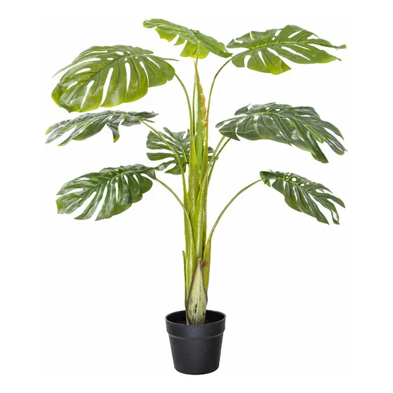 Griflor Planta Monstera Artificial 110cm Calidad Premium Verde