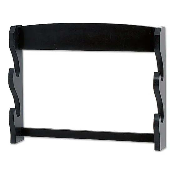 Base De Madera Exhibidor Para 2 Katanas O Espada Para Pared 