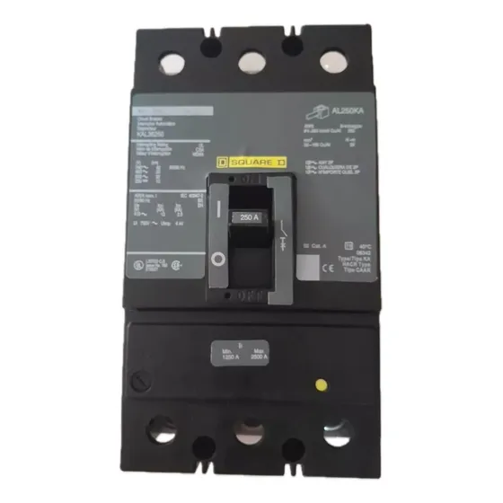 Interruptor Termagnetico Kal36250 3p. 600 V. 250 Amp Squared