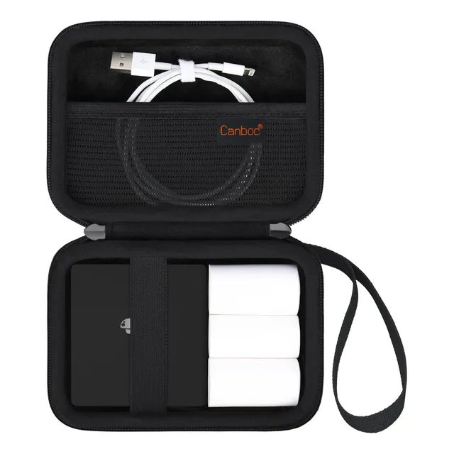 Funda Canboc Para Impresora Térmica T02, Negra, Con