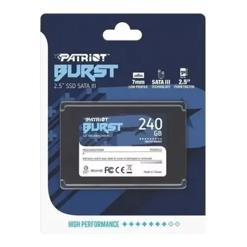 Disco Sólido Ssd Interno Patriot Burst  240 Gb