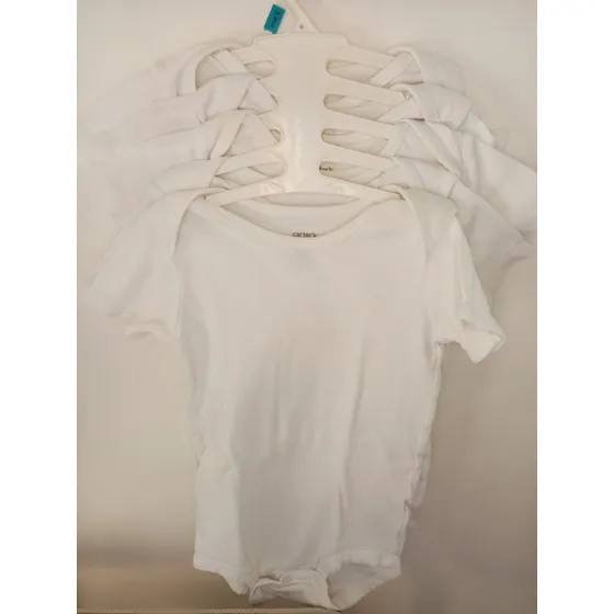  Bodys Carters. Color Blanco. Para Niños.