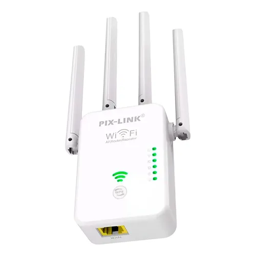Roteador Sem Fio Pix-Link LV-WR08 4 Antenas Branco IEEE 802.11n