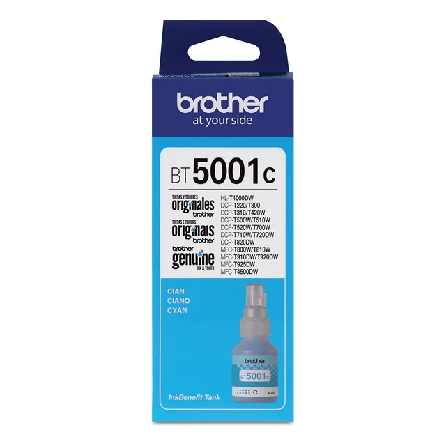 Botella De Tinta Brother Original Bt 5001 48.8 Ml