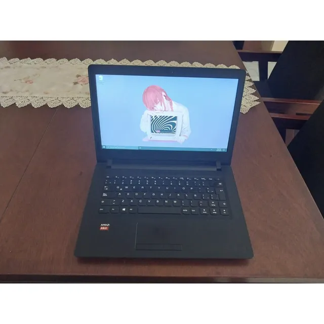 Laptop Lenovo Ideapad 110-14ast Amd A9 4gb Ram 128gb Ssd Negro
