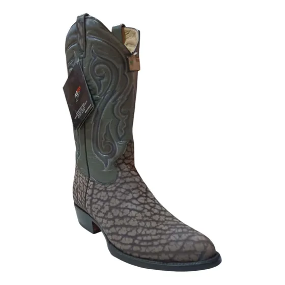 Bota Mexico Lindo De Cuello De Toro 100% Piel Unico Par
