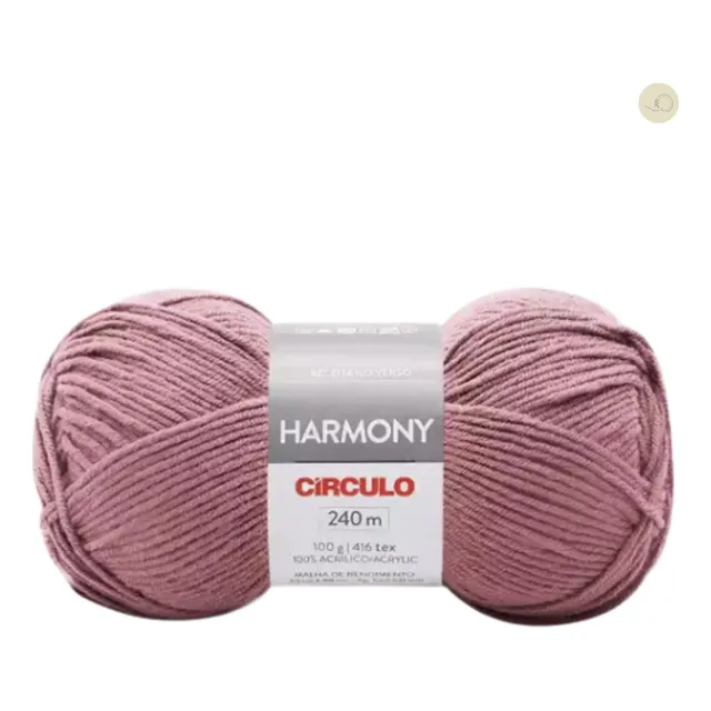 Lã Harmony Circulo 100g Otimo Rendimento 240m Croche Trico 