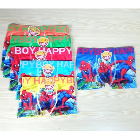 Boxer Para Niños ( Docena ) Al Mayor Spiderman Paw Patrol