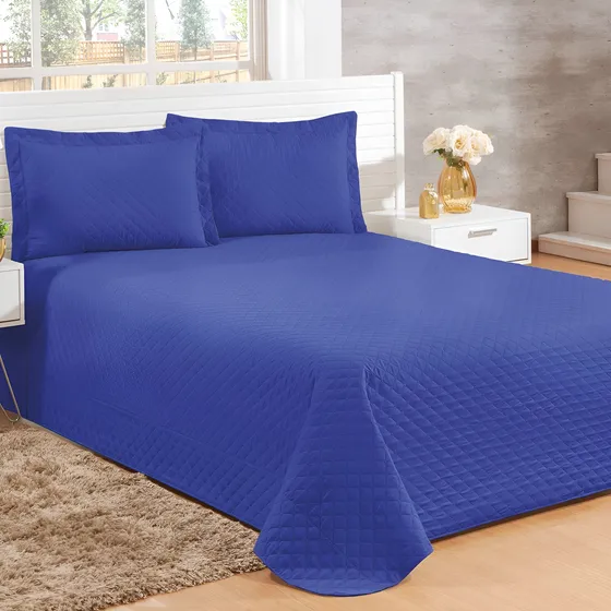 Kit Cobre Leito Veneza Casal Padrão Cama Box Varias Cores